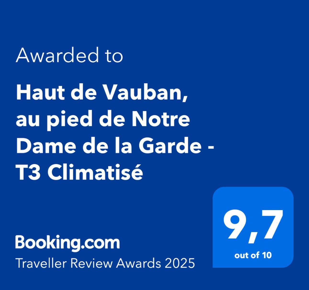 Haut De Vauban, Au Pied De Notre Dame De La Garde - T3 Climatise Marseille Extérieur photo
